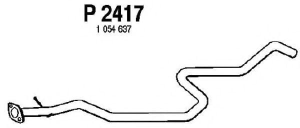 P2417 FENNO Exhaust System Exhaust Pipe