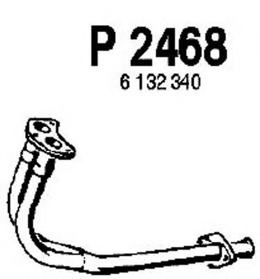 P2468 FENNO Exhaust System Exhaust Pipe