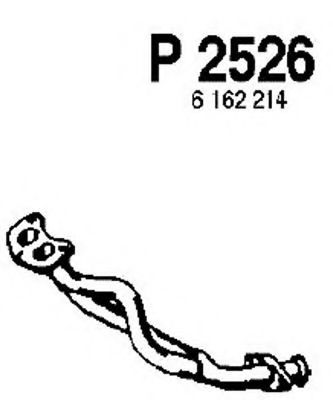 P2526 FENNO Exhaust System Exhaust Pipe