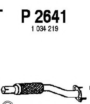 P2641 FENNO Exhaust System Corrugated Pipe, exhaust system