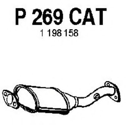 P269CAT FENNO Exhaust System Catalytic Converter