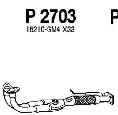 P2703 FENNO Exhaust Pipe