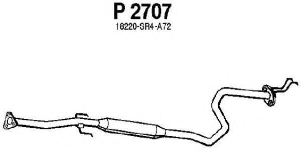P2707 FENNO Exhaust System Middle Silencer