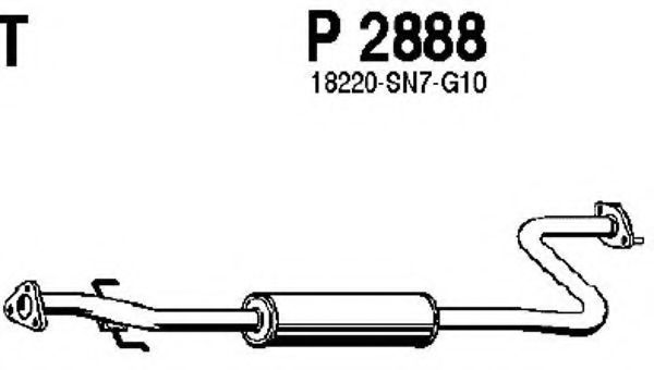 P2888 FENNO Middle Silencer