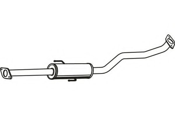 P2924 FENNO Exhaust System Middle Silencer