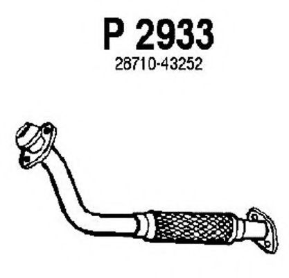 P2933 FENNO Exhaust Pipe