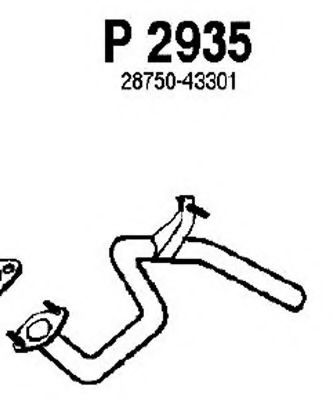 P2935 FENNO Exhaust Pipe