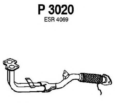 P3020 FENNO Exhaust Pipe
