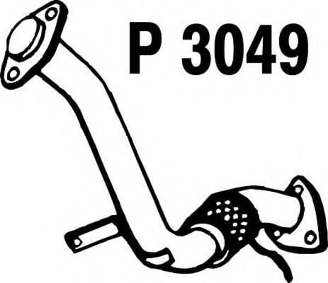 P3049 FENNO Exhaust System Exhaust Pipe