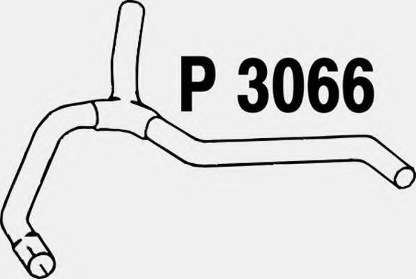 P3066 FENNO Exhaust System Exhaust Pipe