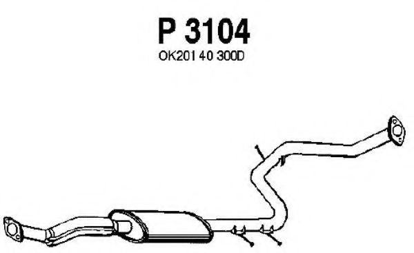 P3104 FENNO Slave Cylinder, clutch