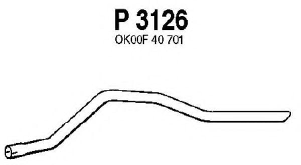 P3126 FENNO Exhaust System Exhaust Pipe