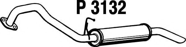 P3132 FENNO Exhaust System End Silencer