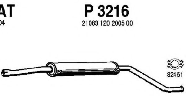 P3216 FENNO Lubrication Oil Filter