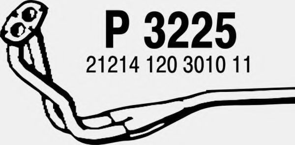 P3225 FENNO Exhaust Pipe