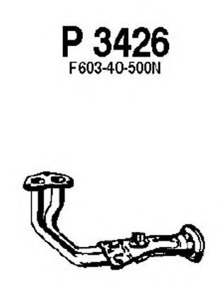 P3426 FENNO Exhaust System Exhaust Pipe