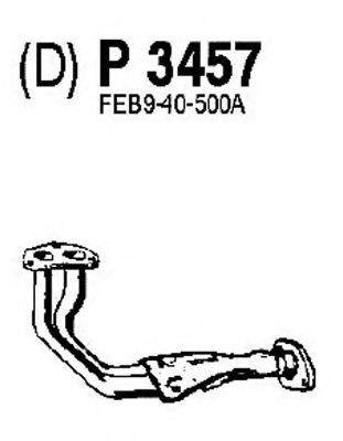 P3457 FENNO Exhaust System Exhaust Pipe