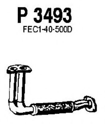 P3493 FENNO Exhaust System Exhaust Pipe