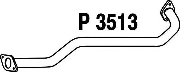 P3513 FENNO Exhaust System Exhaust Pipe