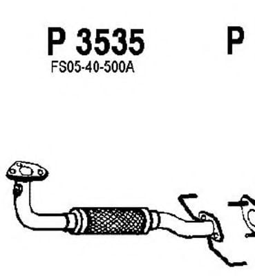 P3535 FENNO Exhaust System Exhaust Pipe