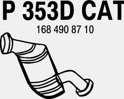 P353DCAT FENNO Catalytic Converter