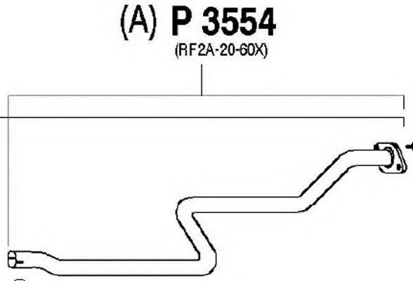 P3554 FENNO Exhaust Pipe