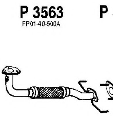 P3563 FENNO Exhaust System Exhaust Pipe