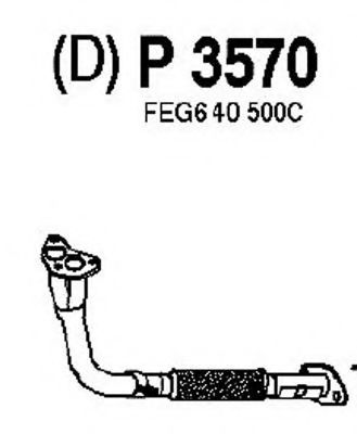 P3570 FENNO Exhaust Pipe