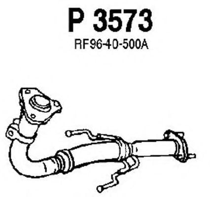 P3573 FENNO Exhaust System Exhaust Pipe