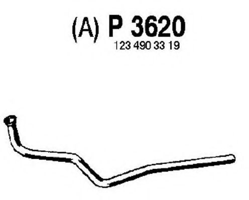 P3620 FENNO Exhaust System Exhaust Pipe