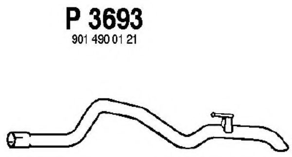 P3693 FENNO Exhaust System Exhaust Pipe