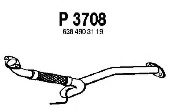 P3708 FENNO Exhaust Pipe