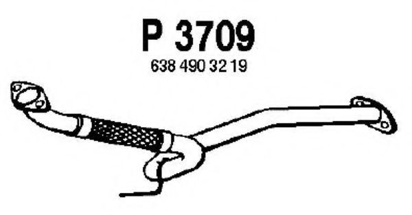 P3709 FENNO Exhaust System Exhaust Pipe