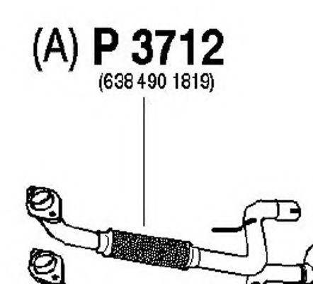 P3712 FENNO Exhaust Pipe