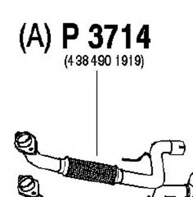P3714 FENNO Exhaust Pipe