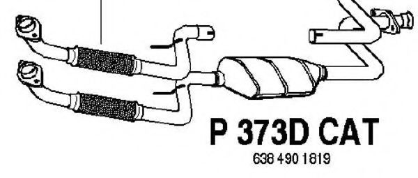 P373DCAT FENNO Catalytic Converter