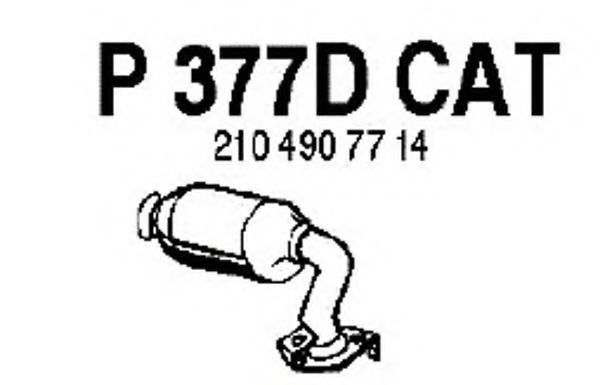 P377DCAT FENNO Exhaust System Catalytic Converter