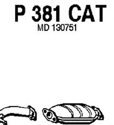 P381CAT FENNO Exhaust System Catalytic Converter