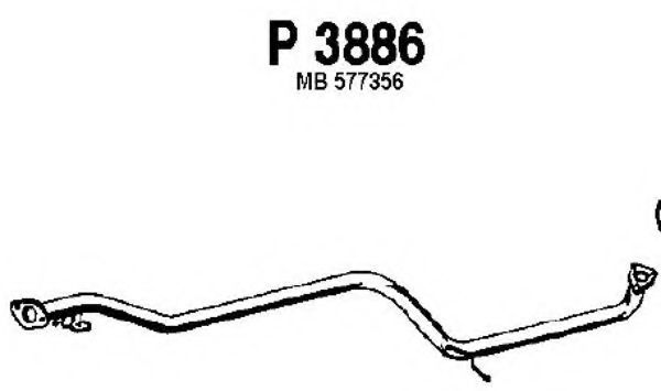 P3886 FENNO Exhaust System Exhaust Pipe