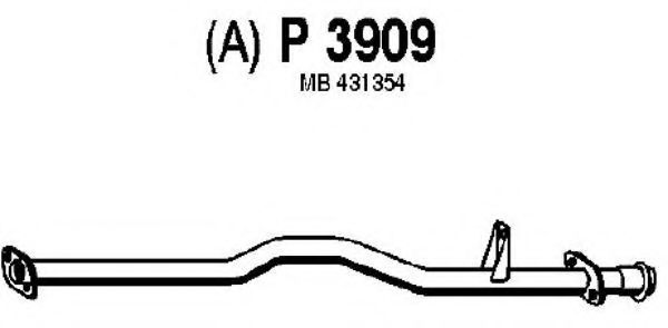 P3909 FENNO Exhaust System Exhaust Pipe