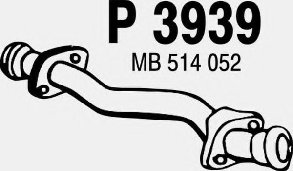 P3939 FENNO Exhaust System Exhaust Pipe