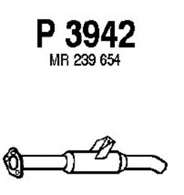 P3942 FENNO Exhaust System End Silencer