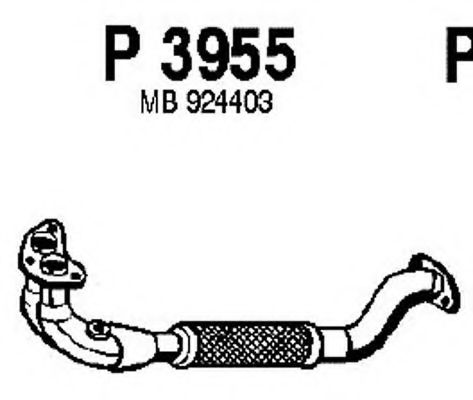 P3955 FENNO Exhaust System Exhaust Pipe