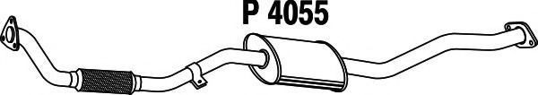 P4055 FENNO Exhaust System Front Silencer