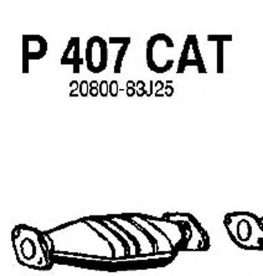 P407CAT FENNO Exhaust System Catalytic Converter