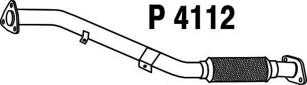 P4112 FENNO Exhaust System Exhaust Pipe