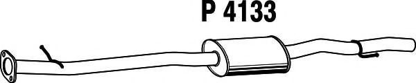 P4133 FENNO Abgasanlage Mittelschalldämpfer