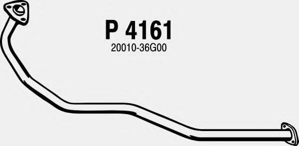 P4161 FENNO Exhaust System Exhaust Pipe