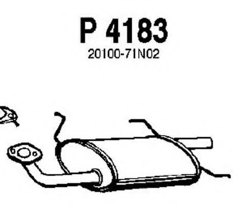 P4183 FENNO Fuel filter