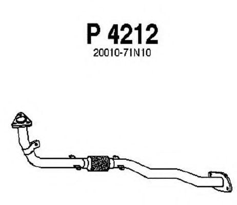 P4212 FENNO Exhaust Pipe